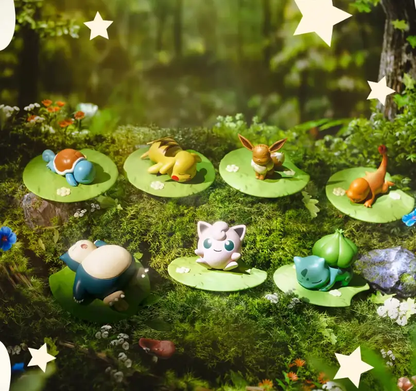 Mini Figurine • Hollybox • Pokémon • Décorations de jardin