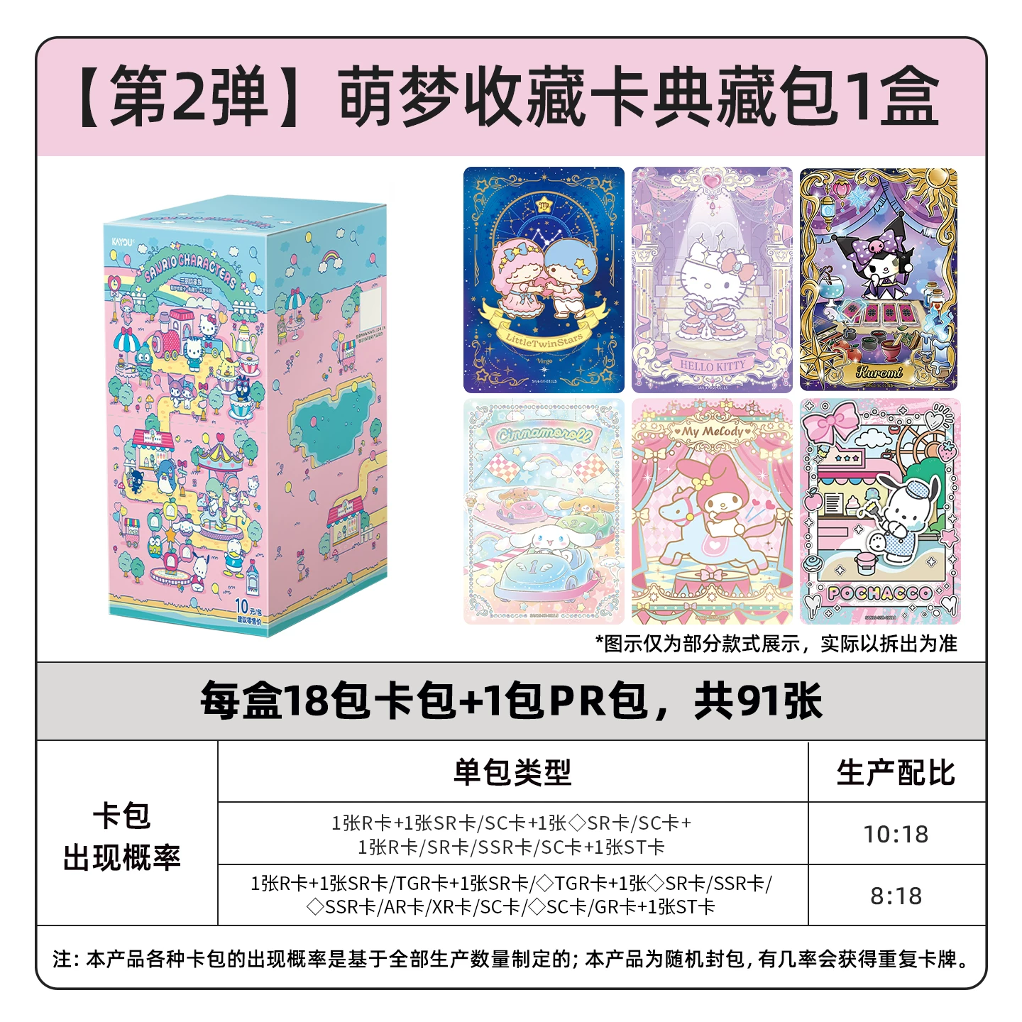 Display • Kayou • Sanrio Family • Dream Collection Pack #2 • Chinois simplifié – Image 2