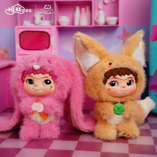 Blind Box • LETSVAN • Wakuku Fox & Bunny • Trick or Treat • Vinyl Plush